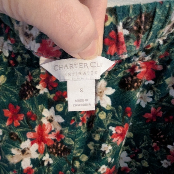 Floral Pinecone Pajamas Set - Picture 8 of 9